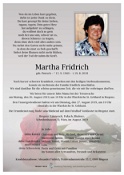 Martha Fridrich